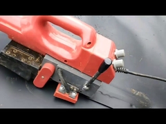 उच्च घनत्व वाले पॉलीइथिलीन के साथ जियोमेम्ब्रेना के थर्मोफ्यूजन के लिए मशीन