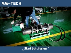 हाइड्रोलिक एचडीपीई पाइप वेल्डिंग मशीन