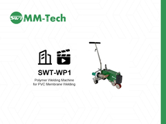 MM-Tech SWT-WP1 पॉलिमर वेल्डिंग मशीन ऑपरेशन प्रदर्शन उच्च दक्षता पीवीसी फिल्म वेल्डिंग टेक