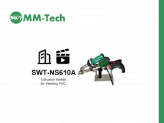 SWT-NS610A एक्सट्रूज़न वेल्डर परीक्षण! 50-380°C तापमान नियंत्रण・पीपी/पीई/पीवीडीएफ का आसान वेल्डिंग