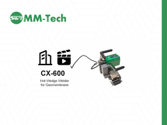 220V CX600 जियोमेम्ब्रेन हॉट वेज वेल्डिंग मशीन 1.4 Kw