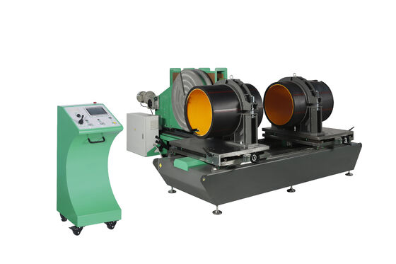 कार्यशाला फिटिंग वेल्डिंग मशीन एचडीपीई पीपी पाइप के लिए 315-630 मिमी के साथ 380V पावर और पीएलसी नियंत्रण