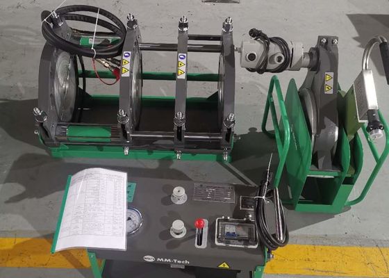 प्लास्टिक गर्म पिघल 2.3kw एचडीपीई पाइप वेल्डर 40-110 मिमी . के लिए