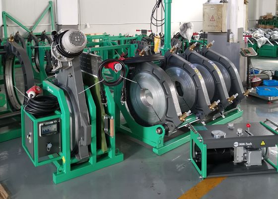 प्लास्टिक पे एचडीपीई पाइप 400v बटफ्यूजन मशीन स्वचालित