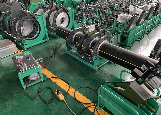 355mm पाइप एचडीपीई बट फ्यूजन वेल्डिंग मशीन 6.25kw