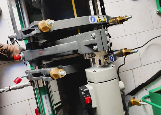 3 '' - 14 '' एचडीपीई ट्यूब हाइड्रोलिक बट फ्यूजन वेल्डिंग मशीन 220V