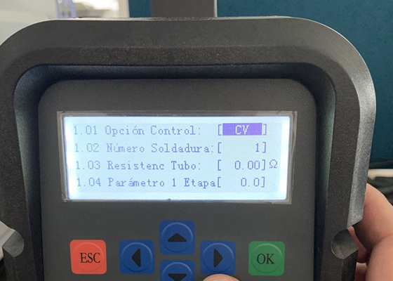 पे फिटिंग के लिए AC220V इलेक्ट्रिक फ्यूजन वेल्डिंग मशीन 20-200 मिमी