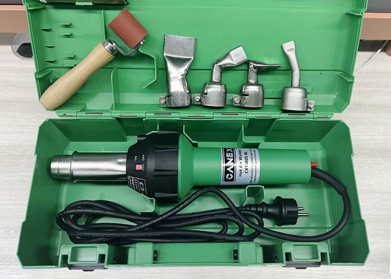 प्लास्टिक शीट हॉट एयर वेल्डिंग गन 1600W CX1600S BL PP PE PVC के लिए