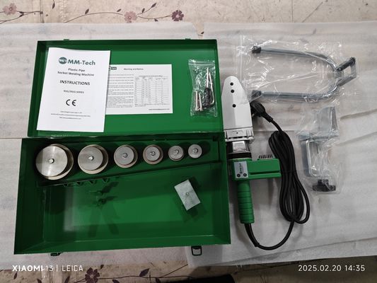 RJQ-63 पोर्टेबल पीपीआर वेल्डिंग मशीन 800W 20-63mm पाइप के लिए