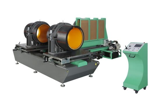 कार्यशाला फिटिंग वेल्डिंग मशीन एचडीपीई पीपी पाइप के लिए 315-630 मिमी के साथ 380V पावर और पीएलसी नियंत्रण