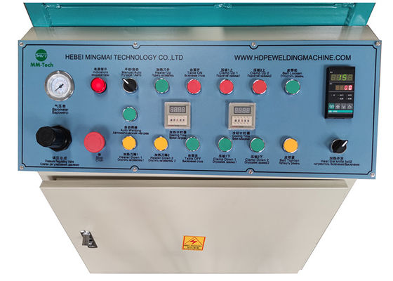 औद्योगिक टैंक शीट बट फ्यूजन वेल्डिंग मशीन 1500W डीवीएस पीपी वेल्डेड