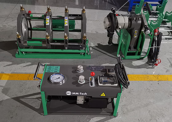 पीई PVDF हाइड्रोलिक बट फ्यूजन वेल्डिंग मशीन, पाइप वेल्डिंग उपकरण 4.25KW