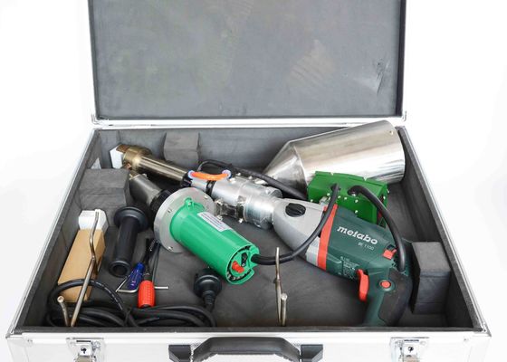Hdpe पीवीसी पीपी के लिए 220V 110V एक्सट्रूज़न वेल्डिंग मशीन हाथ में
