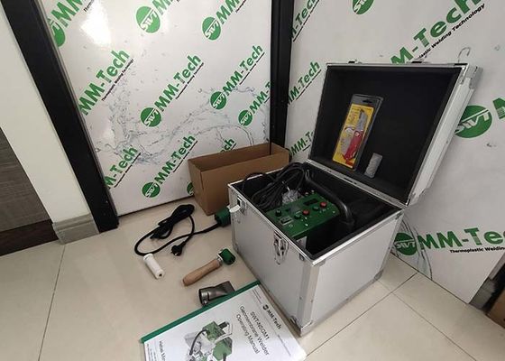 220V वेल्ड पीड टैंक और जलाशय Geomembrane वेल्डिंग मशीन