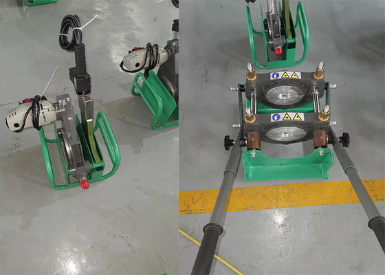 220V 50Hz 40-110 मिमी पीई पाइप मैनुअल बट फ्यूजन वेल्डिंग मशीन