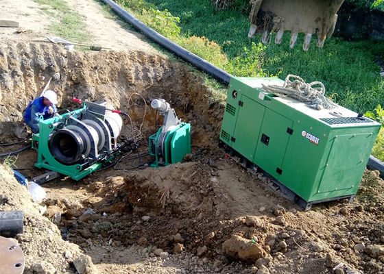 90 मिमी - 250 मिमी Pipe के लिए स्वचालित पीई पीपीआर एचडीपीई पाइप बट फ्यूजन वेल्डिंग मशीन