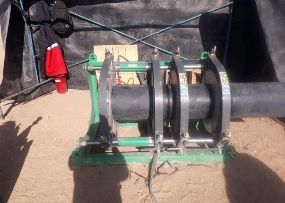 गर्म पिघल 160 मिमी मैनुअल एचडीपीई पाइप वेल्डिंग मशीन