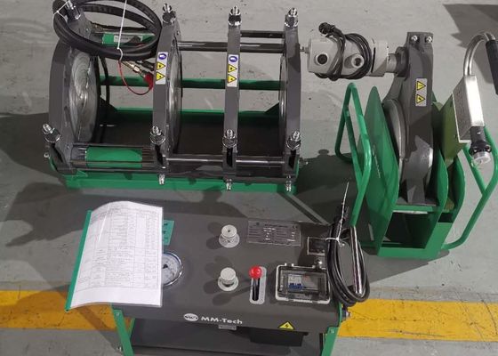पाइप डॉकिंग 2.3kw 40mm मैनुअल बट फ्यूजन वेल्डिंग मशीन