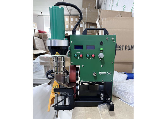 SWT-PAU टेबल टाइप हॉट एयर वेल्डिंग मशीन पोल पॉकेट वेल्डिंग विथ रोप